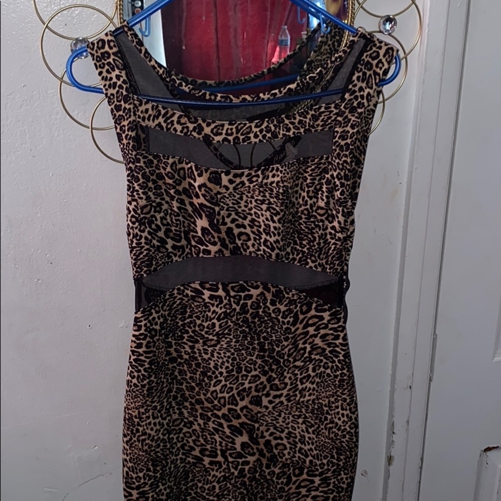 Cheeta print dress